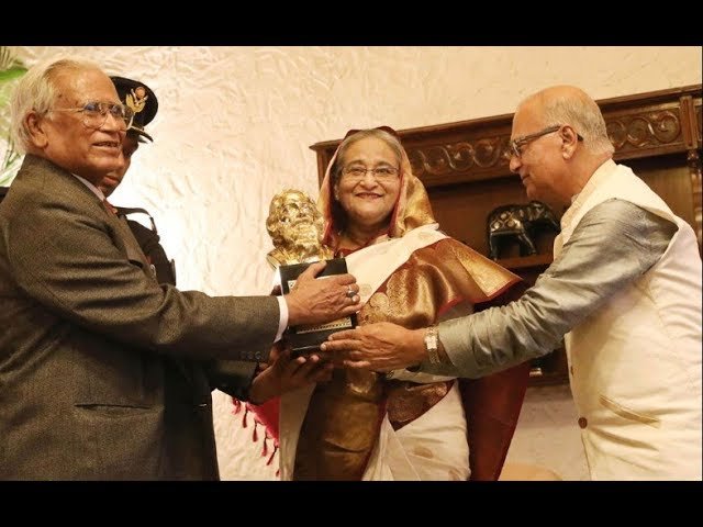 PM Receives Tagore Peace Award 2018