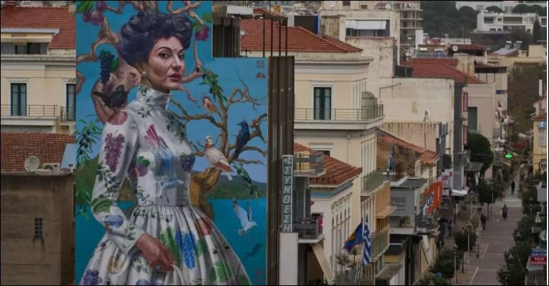 Olives, opera and climate vision: Greek mural named world’s best