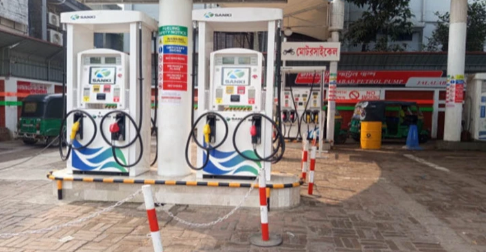 Half-day symbolic strike observed at Sylhet filling stations