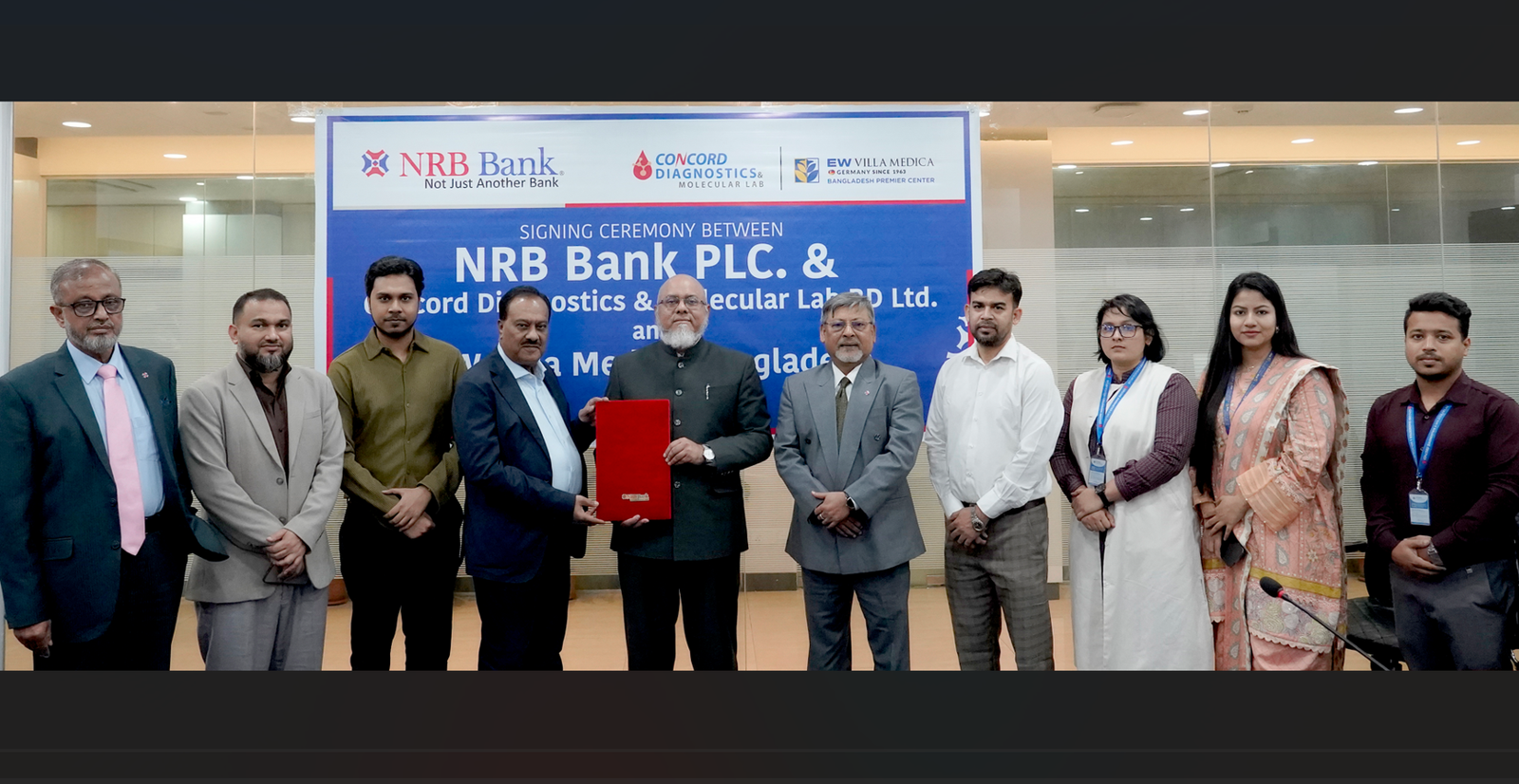 NRB Bank PLC inks deal with Concord Diagnostics & Molecular Lab and EW Villa Medica
