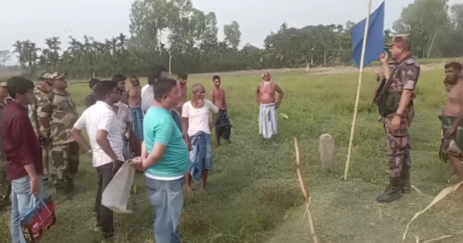 BGB foils BSF attempt to install pillar near Patgram border