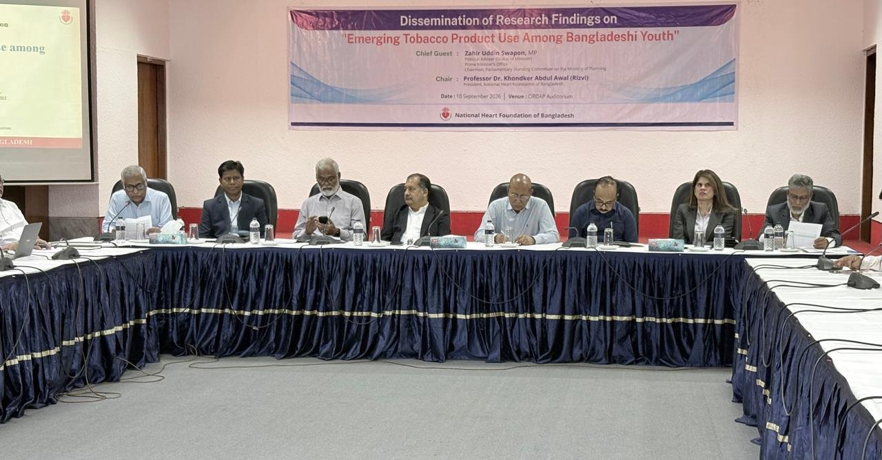 5.5pc of Bangladeshi youth use emerging tobacco products: Study