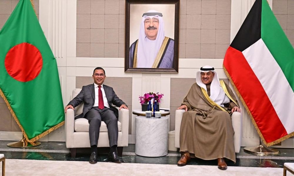 Tarique Rahman meets Kuwait Crown Prince in New York