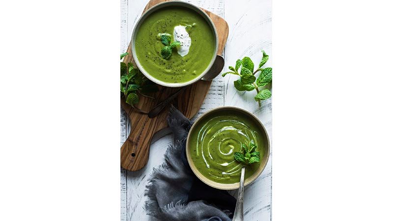Pea and Mint soup