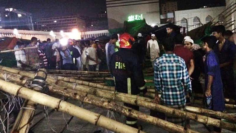 Probe committee formed over Baitul Mukarram pandal collapse