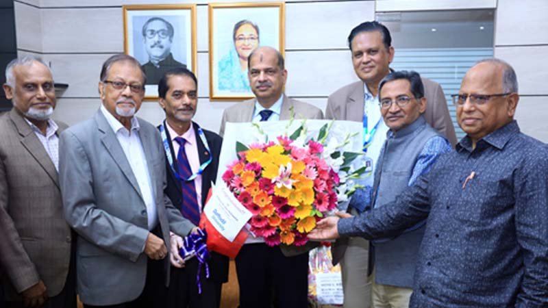 DIU delegation greets newly appointed UGC chairman
