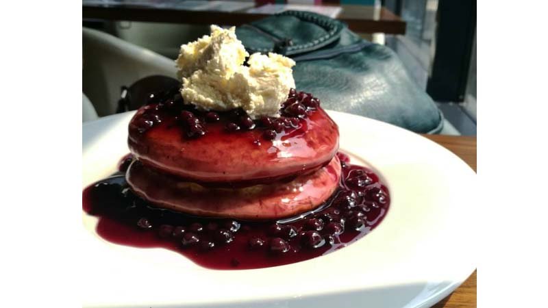 Pancake mania at The  White  Canary  Café