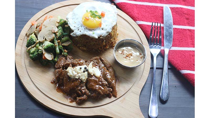 Beef Steak Meal at Madchef X