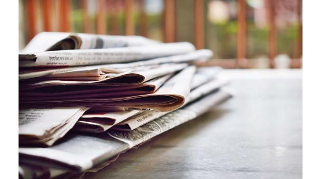 Unique uses of old newspapers