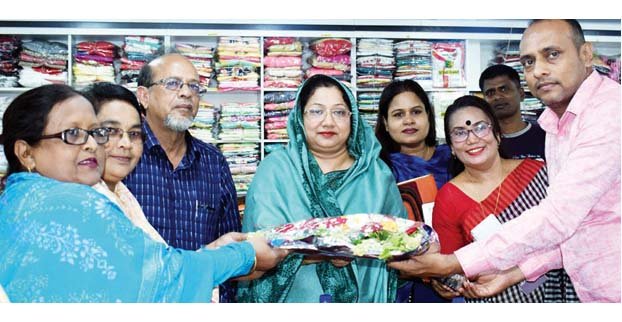 Silk outlet inaugurated in Rajshahi