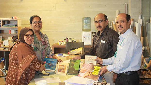 IUB Library team visited Liberation War Museum
