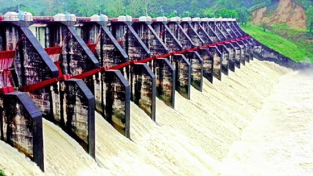 16 gates of Kaptai Power Plant opened  as water increases