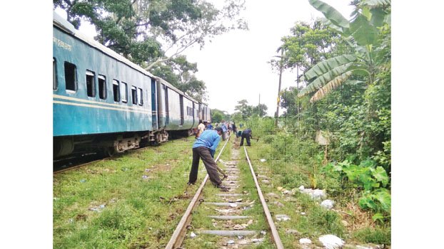 Rail line renovation work begins following Bangladesh Post’s news