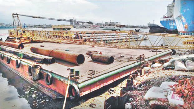 30pc work of 220-meter service jetty of Ctg port completed
