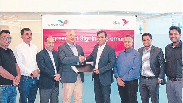 Novoair passengers can pay fare thru Bkash
