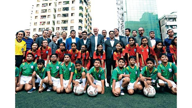 FIFA President sees potential in country’s football