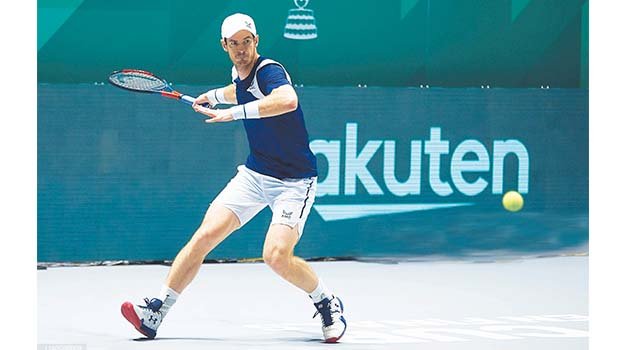 Murray leads Britain to opening Davis Cup win
