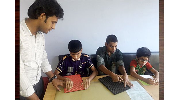 Visually impaired students want to light up the nation      