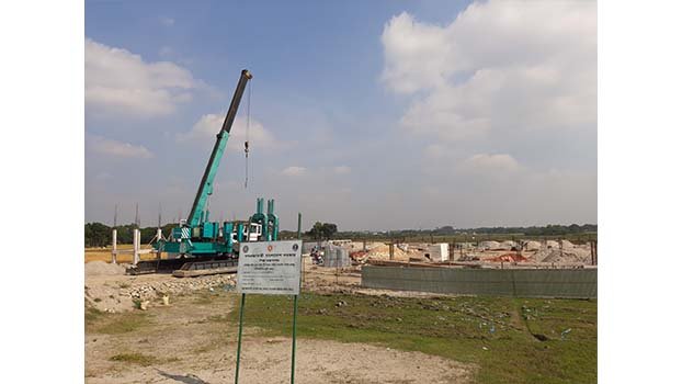 Construction work of 13 buffer godowns going on in full swing