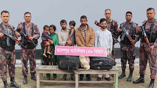  BGB detains 6 more from Moheshpur border   