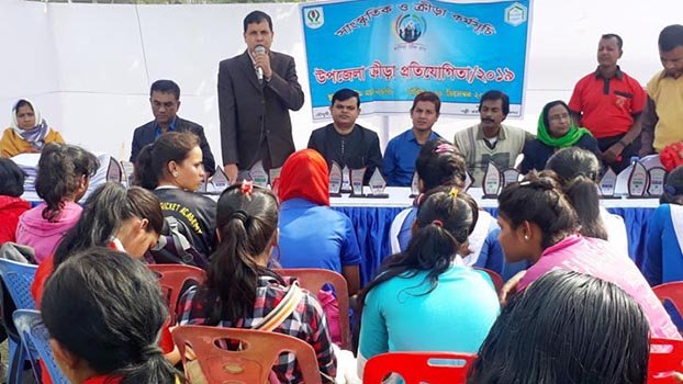 Sports competition held in Naogaon