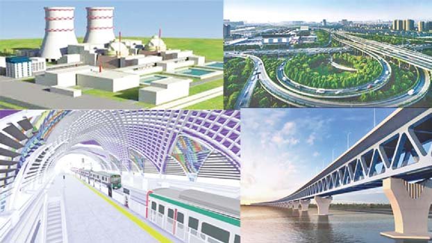 Progress of seven mega projects