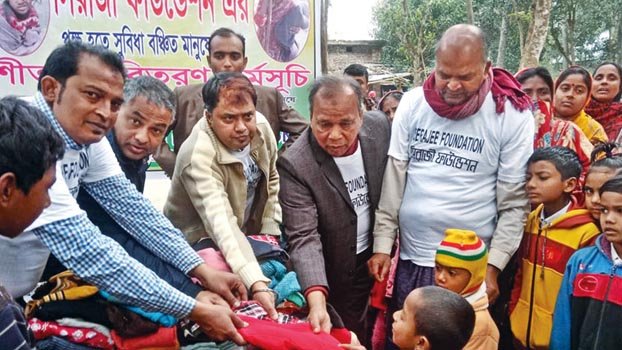 Warm clothes distributed 