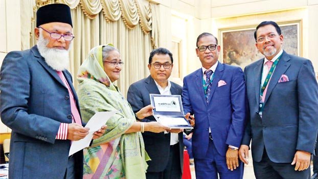 AIBL donates Tk 10 crore to Bangabandhu Memorial Trust