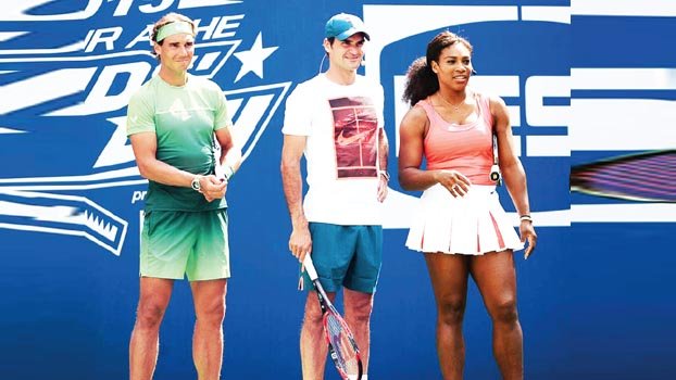 Serena, Federer and Nadal to play in charity event
