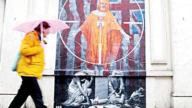 Assange at magistrates court