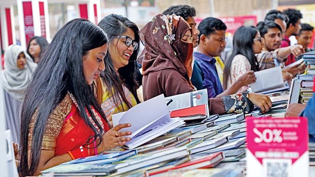Amar Ekushey Book fair abuzz with bookworms