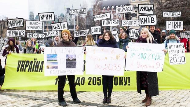 Ukraine climate groups demand fast transition to RE