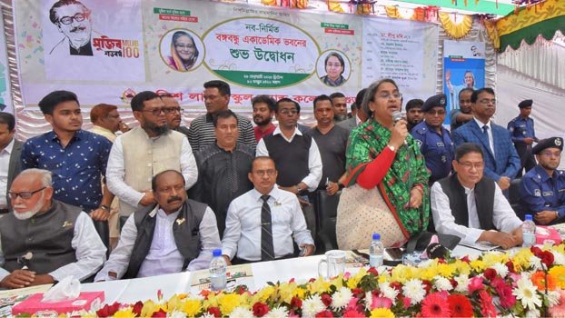 Dipu Moni inaugurates Bangabandhu academic building in Bogura