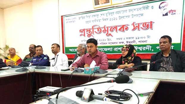 Elaborate programmes taken in Ishwardi marking Mujib Barsho