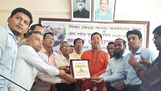 Nabinagar UNO accorded reception