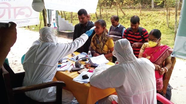 4,000 travellers scanned at Joynagar check post till now