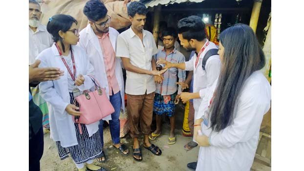BU students make hand  sanitisers, distribute it for free