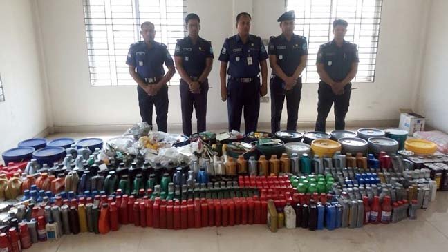 Fake Mobil factory discovered in Shariatpur, 2 held 