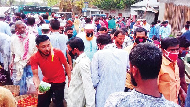 Lockdown fails to prevent gathering in Gazipur