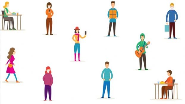 People violate social distancing guidelines