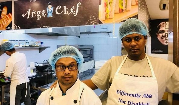 Special children stand by people for coronavirus