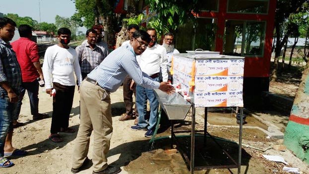 Materials distributed to prevent coronavirus