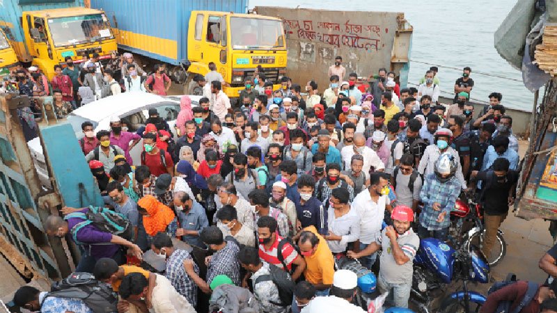 RMG workers flocking back to Dhaka