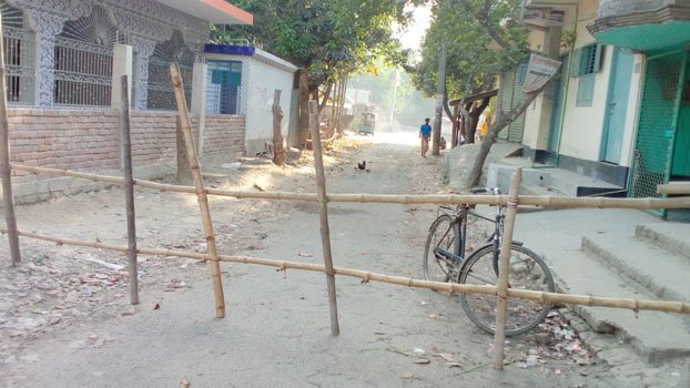 4 areas at Shailkupa brought  under self lockdown