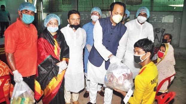 Gifts handed over to  disabled people