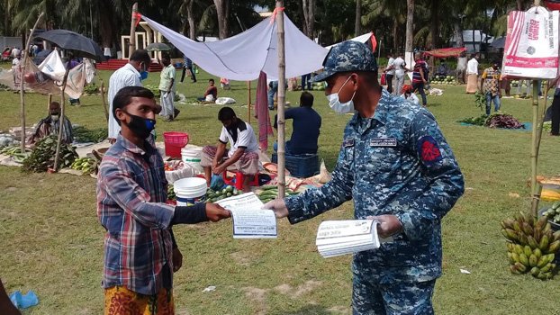 Navy continues countrywide  campaign over coronavirus