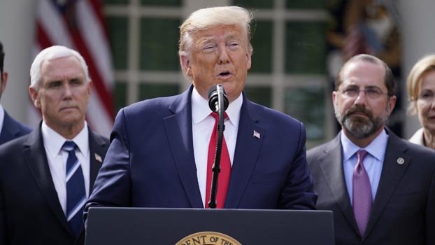 Trump  tightens grip on coronavirus information for political gain