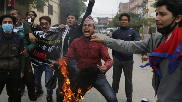 India-Nepal   territorial dispute flares over   road to Tibet