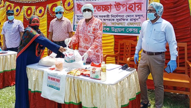 200 families get food aid in Magura