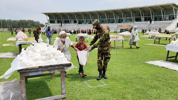Army Bazar set up in  Cox’s Bazar again for poor 